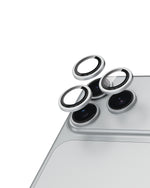 Moxedo Camera Lens Protector for iPhone 17 Pro 6.3”/ iPhone 17 Pro Max 6.9” 9H Tempered Glass Aluminum Alloy Individual Ring Camera Lens Cover Protector with Easy Installation Tool– Silver