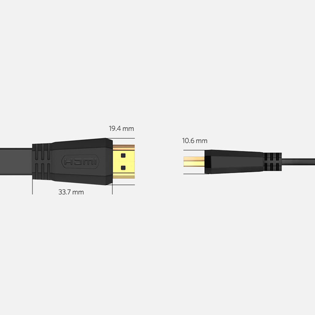 UGREEN HDMI Male To Male Flat Cable