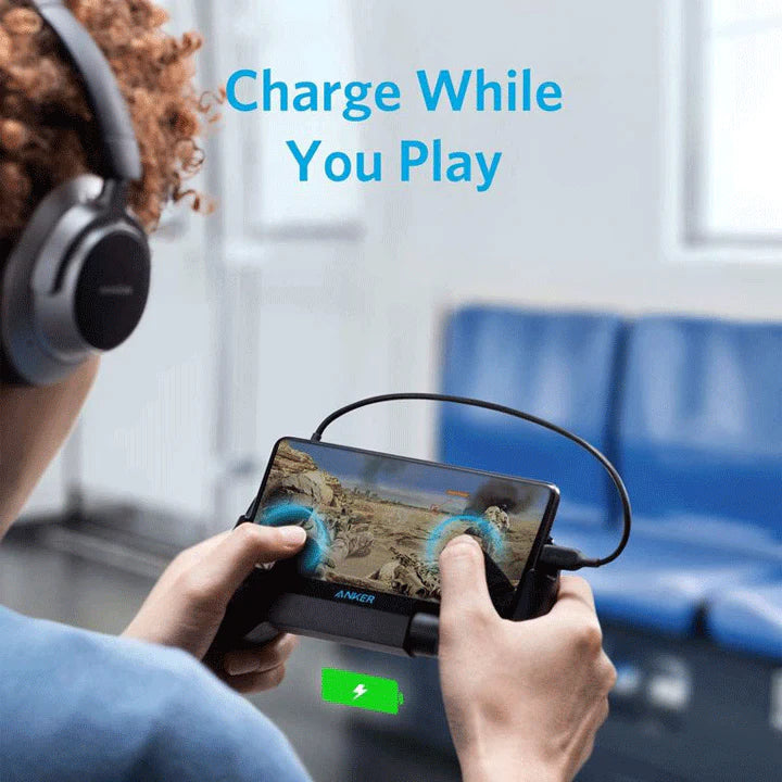 Anker Power Core Play 6K Portable Charger For Mobile Gaming -Black
