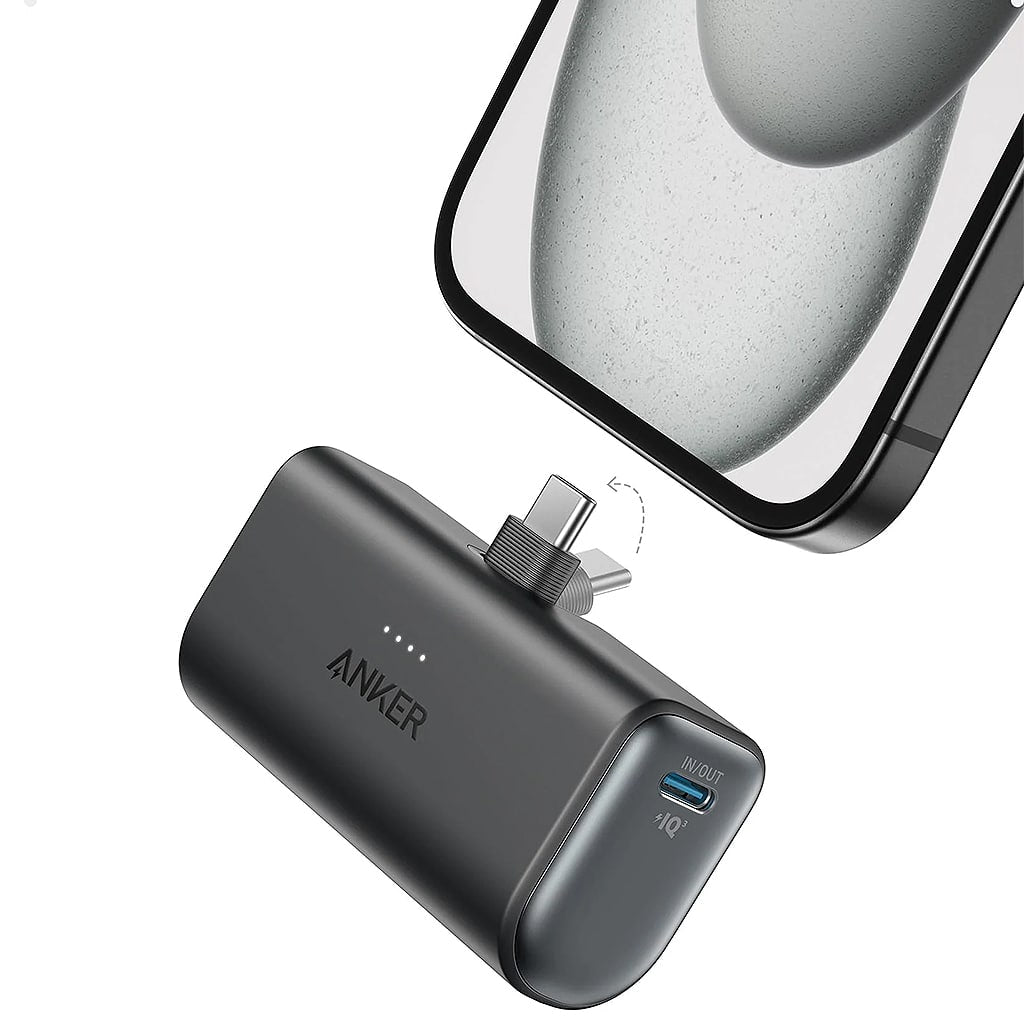 Anker Nano Power Bank with (22.5W Built-in USB-C Connector)