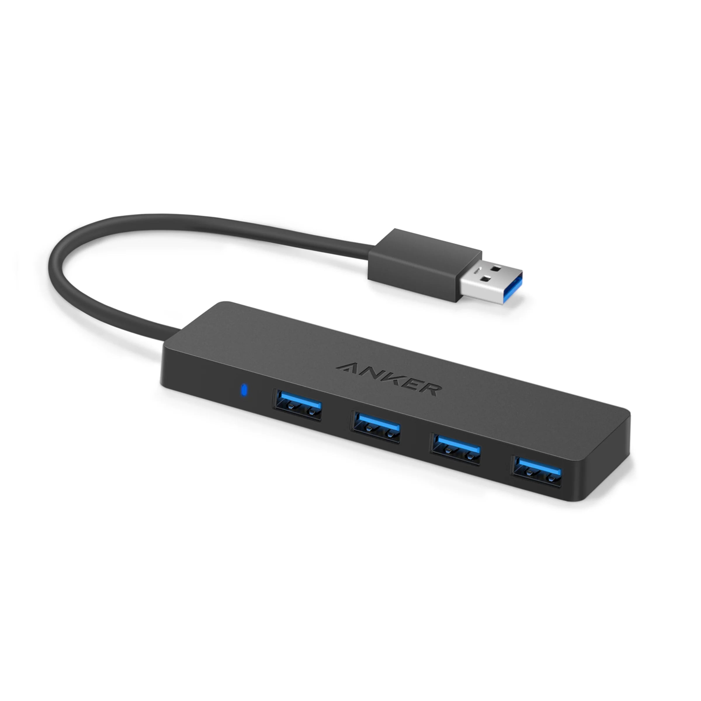 Anker Ultra Slim 4-Port USB 3.0 Data Hub - Black