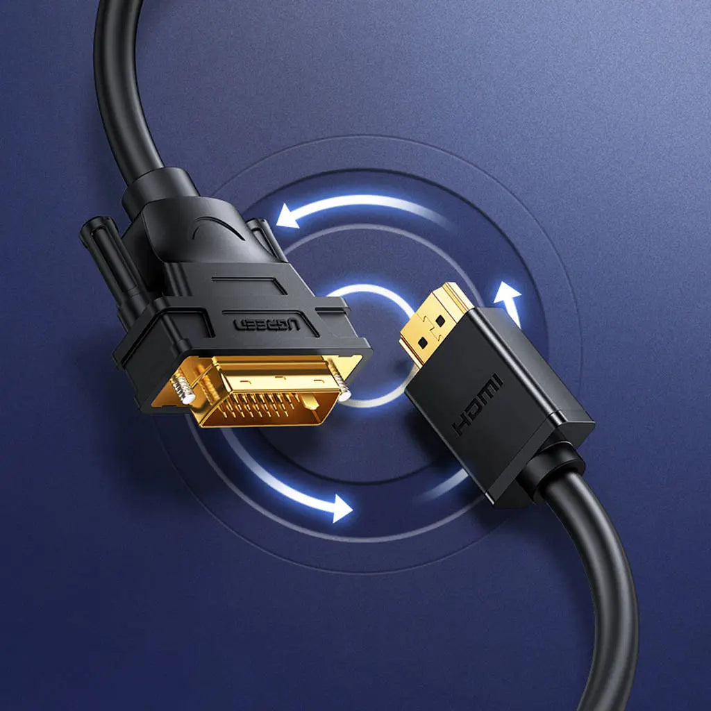 UGREEN cable HDMI - DVI cable 2 meters - black