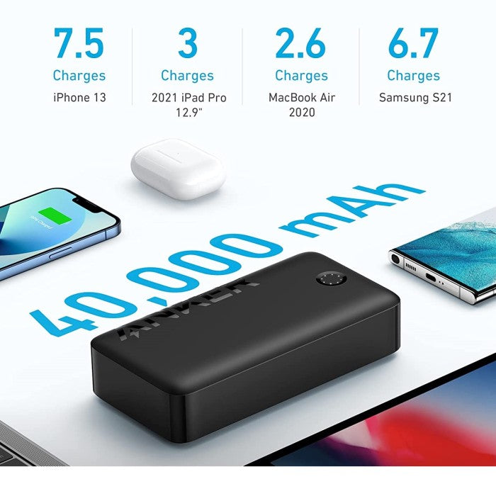 Anker 347 Power Bank (Power Core 40K) 30W PD - Black