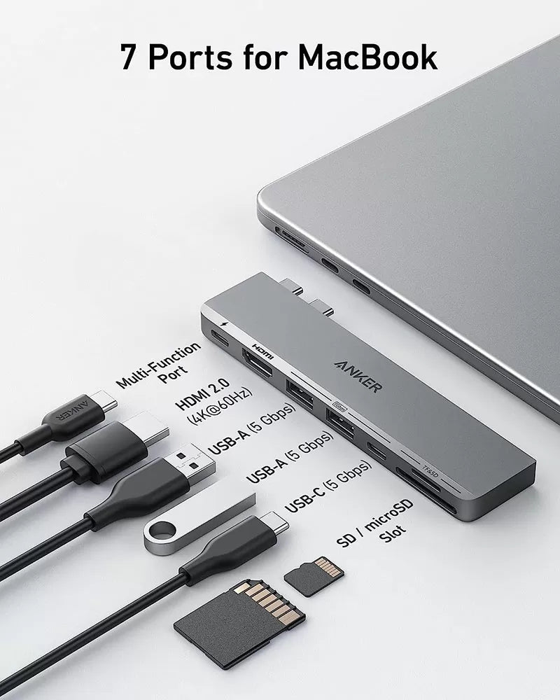 Anker 547 Power Expand Direct ( 7-in-2 USB-C Hub ) for MacBook