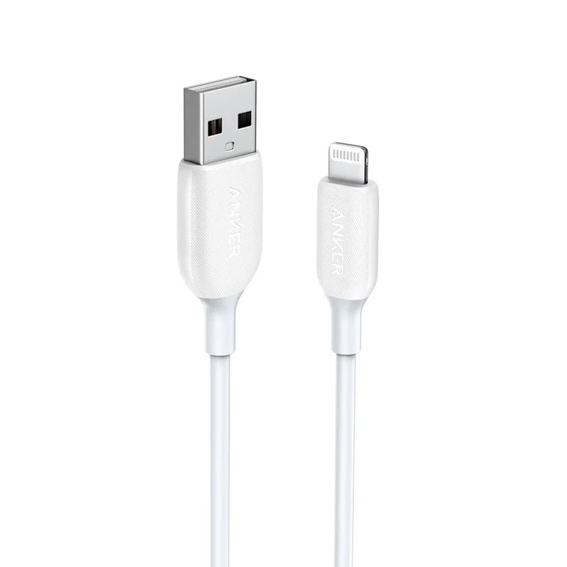 Anker PowerLine III USB-A Cable with Lightning Connector (6ft /1.8m) - White