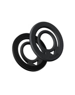 Moxedo Jello-Mag Magnetic Ring Holder - Silicone & MagSafe Compatible, Black