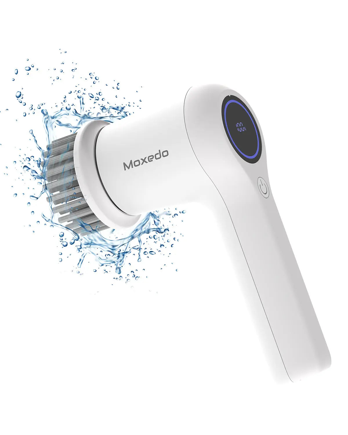 Moxedo 4 IN 1 Electric Cleaning Brush Cordless Handheld Spin Scrubber 2 Adjustable Speed with 4 Replaceable Brush Heads