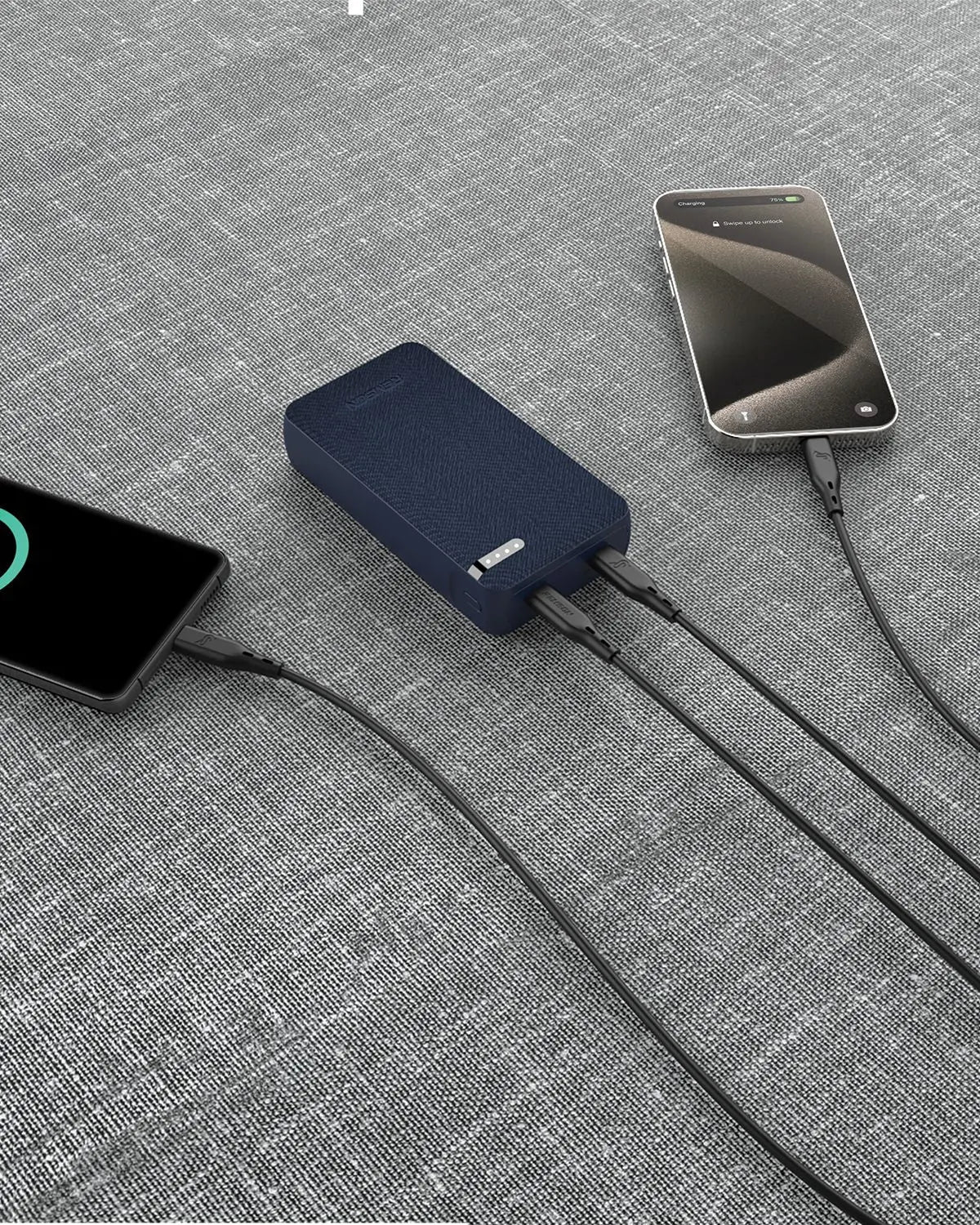 Remson Get Going Combo - Revo Charge 20000mAh Powerbank + USB-C to Lightening cable + USB-C to USB-C - Offer PBS024/RSC212BL/RSC2132BL TECHVERGE