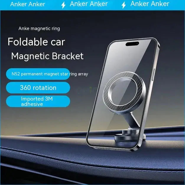 Anker Car Phone Holder Mount Magnetic Ring Foldable Vehicle Mounted magnetic Suction Bracket Anker