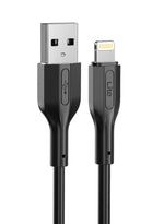 كابل شحن سريع من Moxedo Lite USB إلى Lightning بطول 1 متر متوافق مع iPhone 14/14 Plus/14 Pro/14 Pro Max، وسلسلة iPhone 13/12، وiPhone SE 2022/11/XR/XS Max - أسود