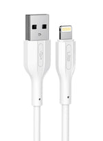 كابل شحن سريع من Moxedo Lite USB إلى Lightning بطول 1 متر متوافق مع iPhone 14/14 Plus/14 Pro/14 Pro Max، وسلسلة iPhone 13/12، وiPhone SE 2022/11/XR/XS Max - أبيض