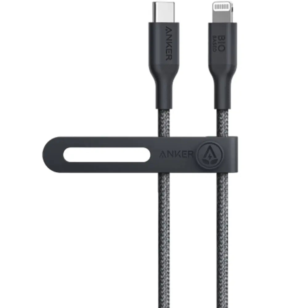 Anker 542 USB-C to Lightning Cable (6ft /1.8m ,Bio-Nylon) - Black