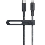 كابل Anker 542 USB-C إلى Lightning (6 أقدام / 1.8 متر، نايلون حيوي) - أسود