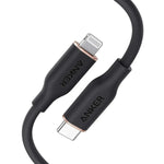 Anker 641 PowerLine III Flow USB-C to Lightning Cable 100W (3ft /0.9m) - Black