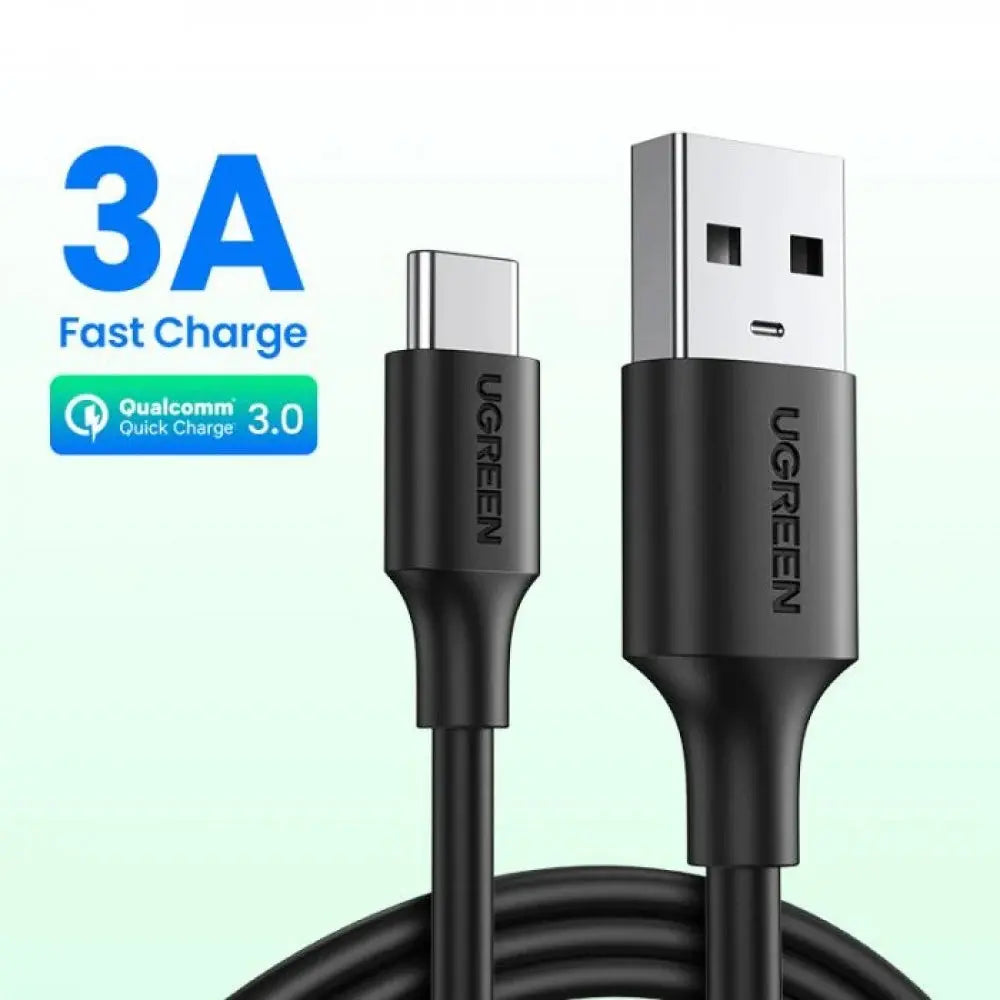 UGREEN USB-A to USB-C Fast Charging Cable (2m) - Black