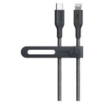 كابل Anker 542 USB-C إلى Lightning من النايلون الحيوي (3 أقدام، مضفر حيويًا) |A80B5H11- أسود