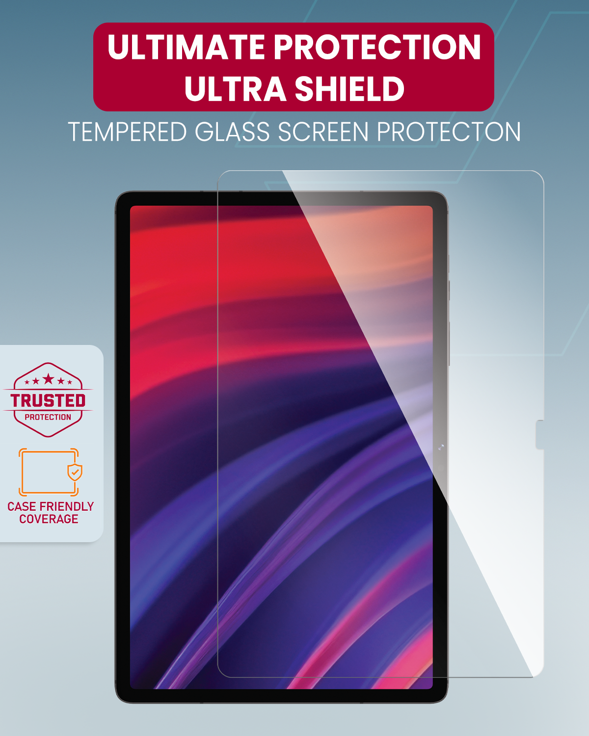 Moxedo Ultra Shield Tempered Glass Screen Protector - HD Clear 9H Hardness for  Samsung  Tab S8 Plus