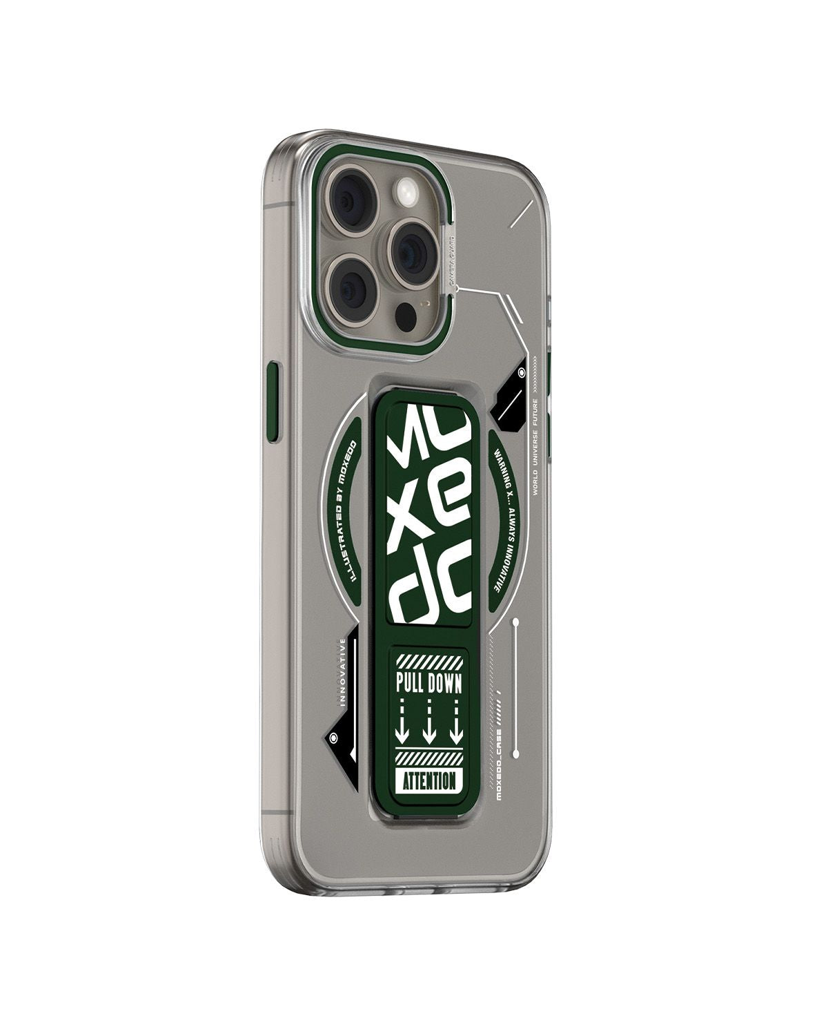 Moxedo Magnetic Case for iPhone 15 Pro Max Green, Stylish & Protection