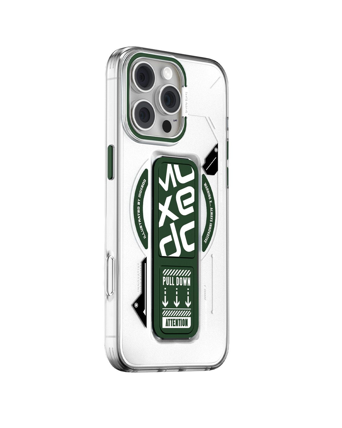 Moxedo Magnetic Case for iPhone 16 Pro Green, Stylish & Protection