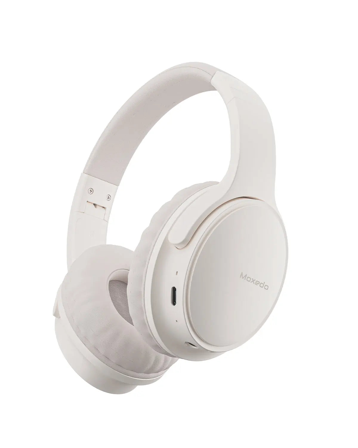 Moxedo Harmoniq Wireless Headphone Dual Powered Bluetooth Version 5.3 - (Off-White)