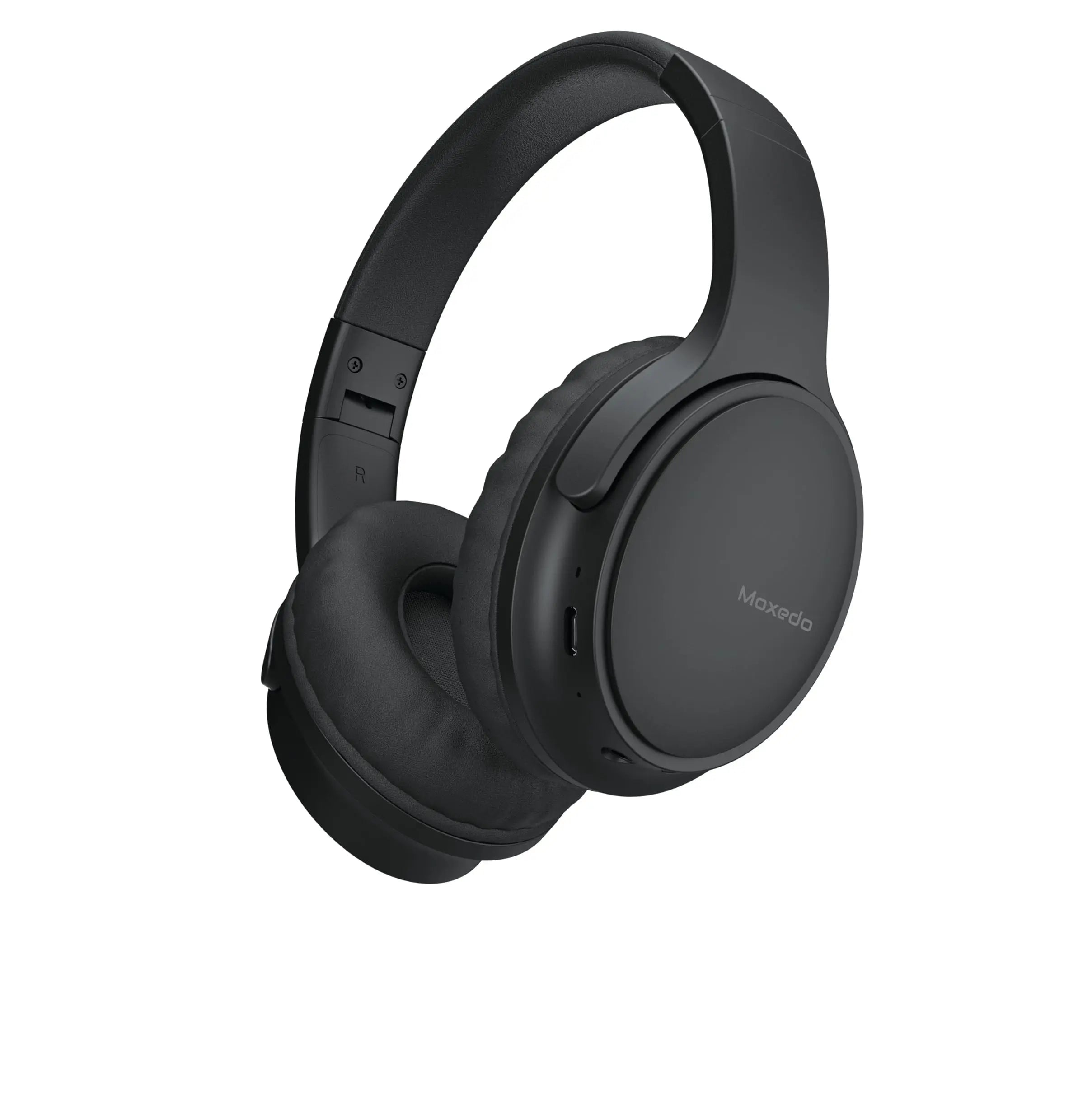 Moxedo Harmoniq Wireless Headphone Dual Powered Bluetooth Version 5.3 - (Black)