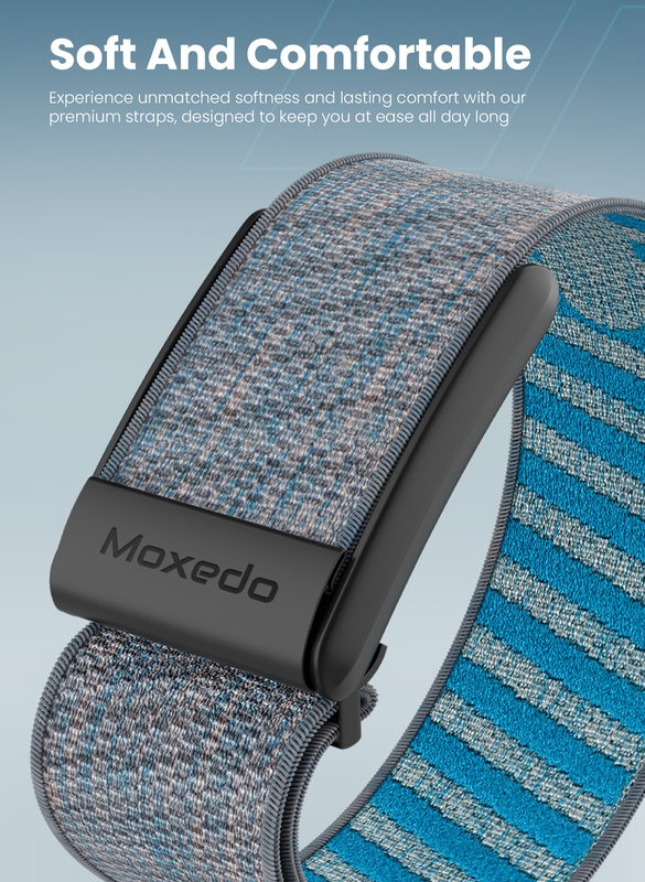 Moxedo Fit-Weave Nylon Braided Band - Diamond Blue