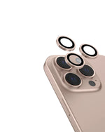 Moxedo Camera Lens Protector Aliminum Alloy with Easy Installation Tool Compatible for iPhone 16 Pro 6.3 inch/iPhone 16 Pro Max 6.9 inch (Gold)