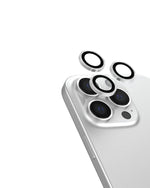 Moxedo Camera Lens Protector Aliminum Alloy with Easy Installation Tool Compatible for iPhone 16 Pro 6.3 inch/iPhone 16 Pro Max 6.9 inch (Silver)