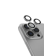 Moxedo Camera Lens Protector Aliminum Alloy with Easy Installation Tool Compatible for iPhone 16 Pro 6.3 inch/iPhone 16 Pro Max 6.9 inch (Tatanium)