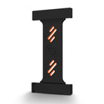 Remson Mag-X Phone Grip Strap with Magnetic Phone Kickstand - Black/Orange