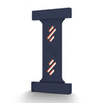 Remson Mag-X Phone Grip Strap with Magnetic Phone Kickstand - Navy Blue/Orange