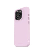 Remson Mag-X Magnetic Hybrid Protective Silicone Case Military Grade Protection Compatible for iPhone 15 Pro Max 6.7 inches - Pink