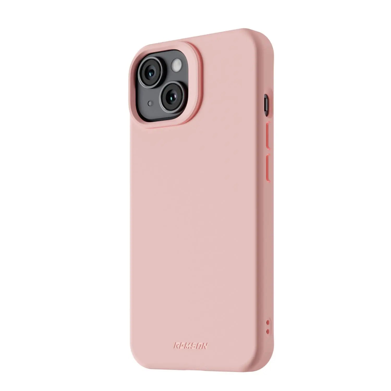 Remson Mag-X Magnetic Hybrid Protective Silicone Case Military Grade Protection Compatible For iPhone 14 Plus (Pink) Remson