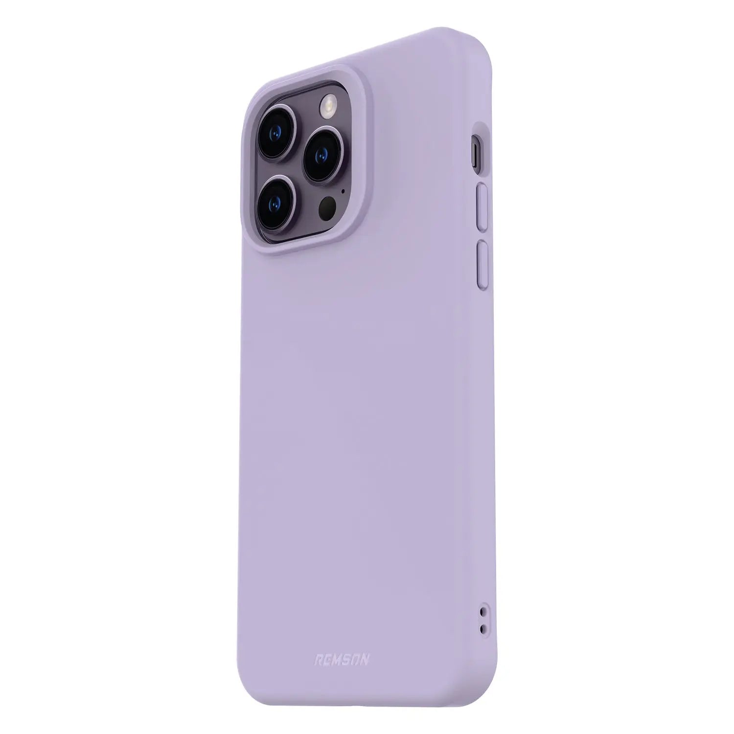 Remson Mag-X Magnetic Hybrid Protective Silicone Case Military Grade Protection Compatible For iPhone 14 Pro Max - Purple