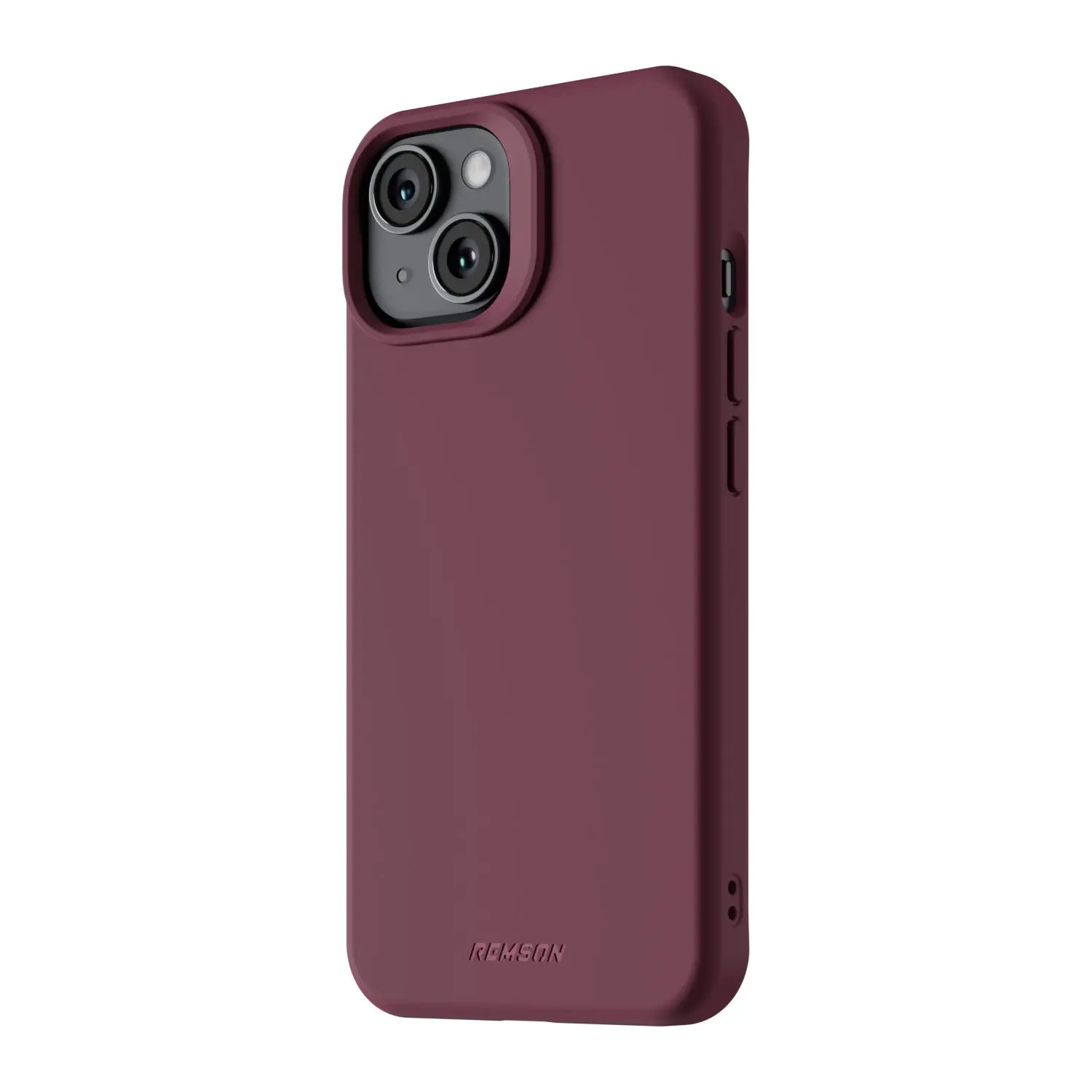 Remson Mag-X Magnetic Hybrid Protective Silicone Case Military Grade Protection Compatible For iPhone 14 - Maroon