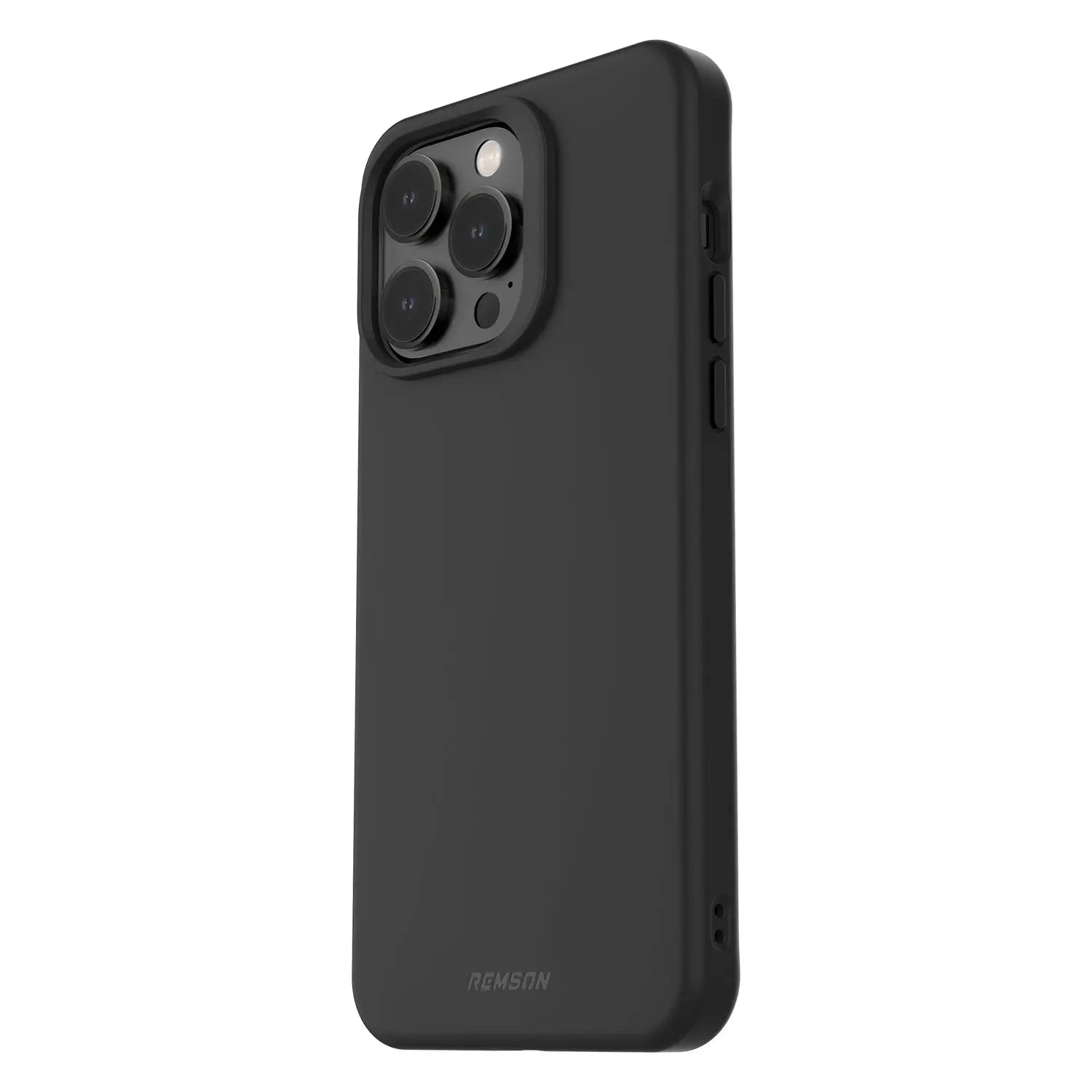 Remson Mag-X Magnetic Hybrid Protective Silicone Case Military Grade Protection Compatible For iPhone 13 Pro Max - Black