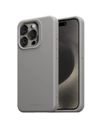 Remson Mag-X Magnetic Hybrid Protective Silicone Case Military Grade Protection Compatible for iPhone 15 Pro 6.1 inches - Stone Grey