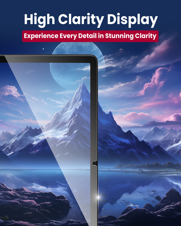 Moxedo Ultra Shield Tempered Glass Screen Protector - HD Clear 9H Hardness for  Samsung  Tab S9 FE