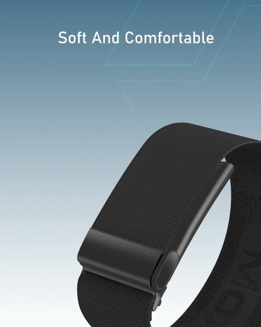 Moxedo Fit-Weave Nylon Braided Band Adjustable Replacement Strap Breathable Nylon and Odor Resistant Health and Fitness Tracker Compatible for Whoop 5.0 - Black