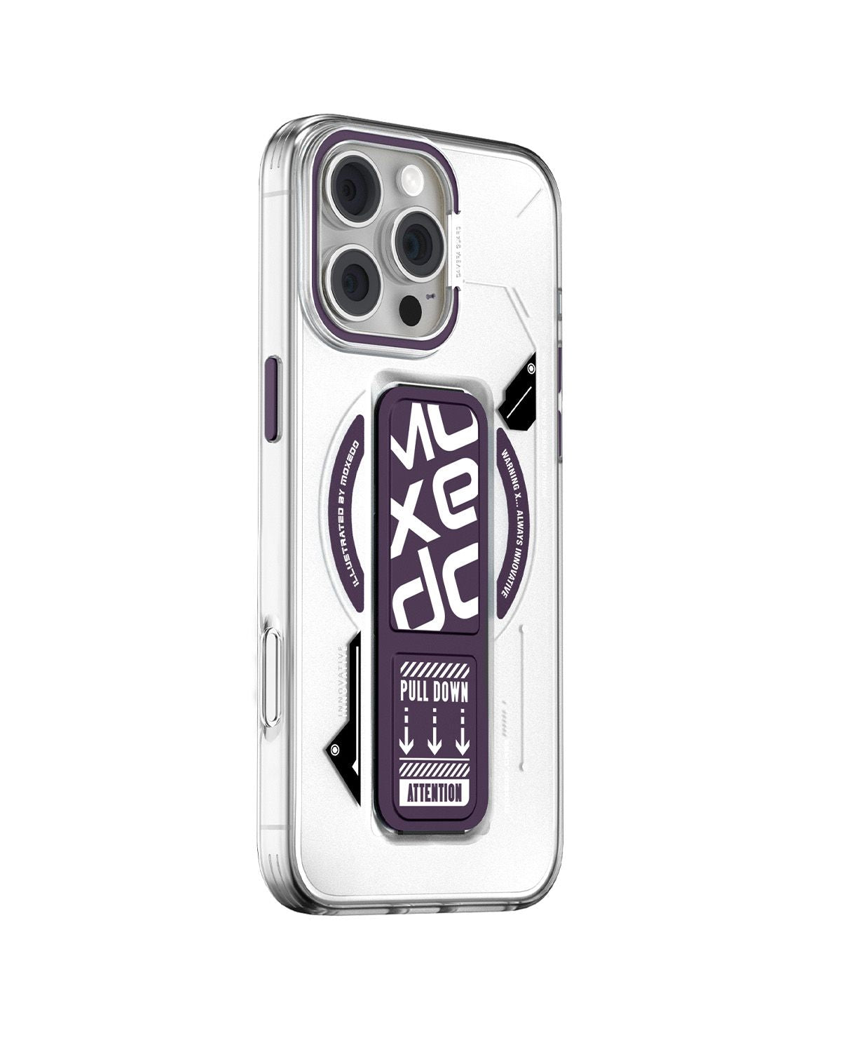 Moxedo Magnetic Case for iPhone 16 Pro Max Purple, Stylish & Protection