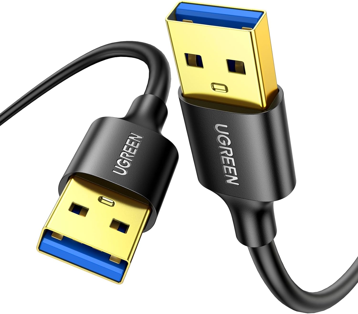 UGREEN Cable USB 3.0 A-A UGREEN 0.5m (black)