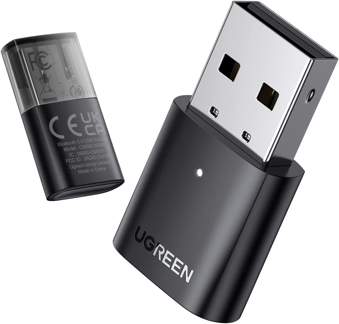 UGREEN Bluetooth Adapter 5.0 【Plug & Play】USB Bluetooth Adapter