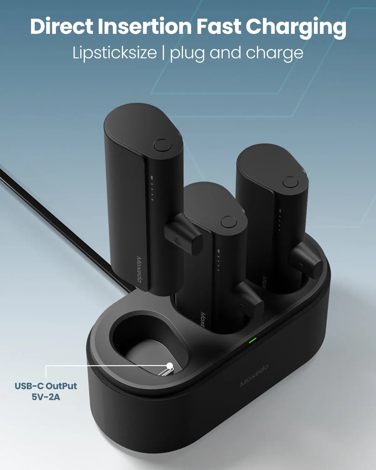 5V USB-C output charging dock