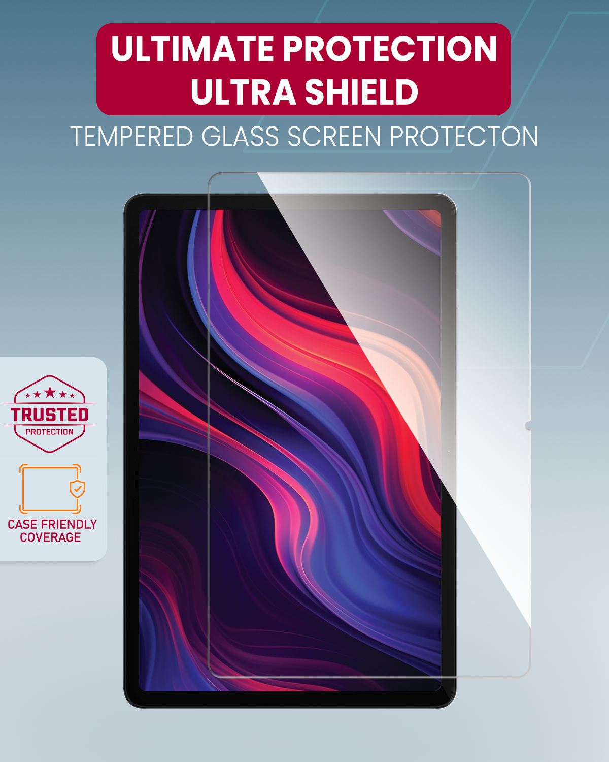 Moxedo Ultra Shield Tempered Glass Screen Protector - HD Clear 9H Hardness for  Honor Pad 9