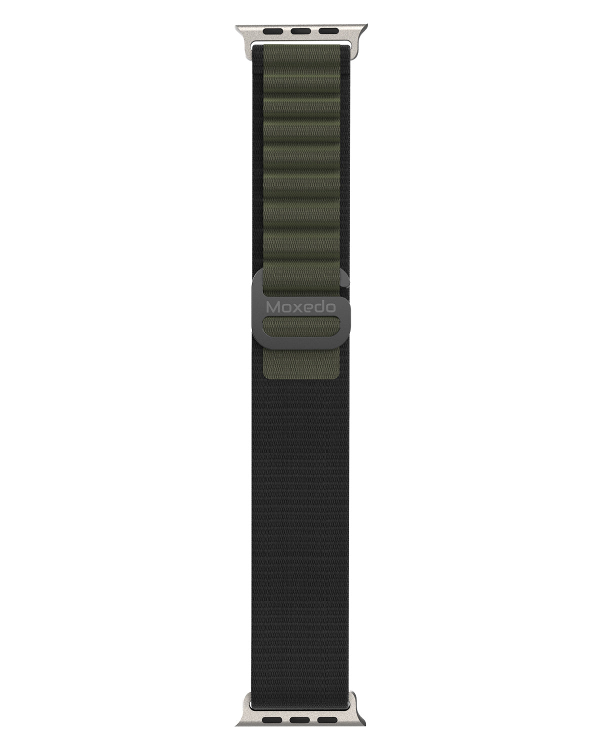 Moxedo Alpine Loop Watch Band Adjustable Sports Nylon Woven with Titanium G-Hook Strap design for 44mm,45mm,49mm (Field Green)