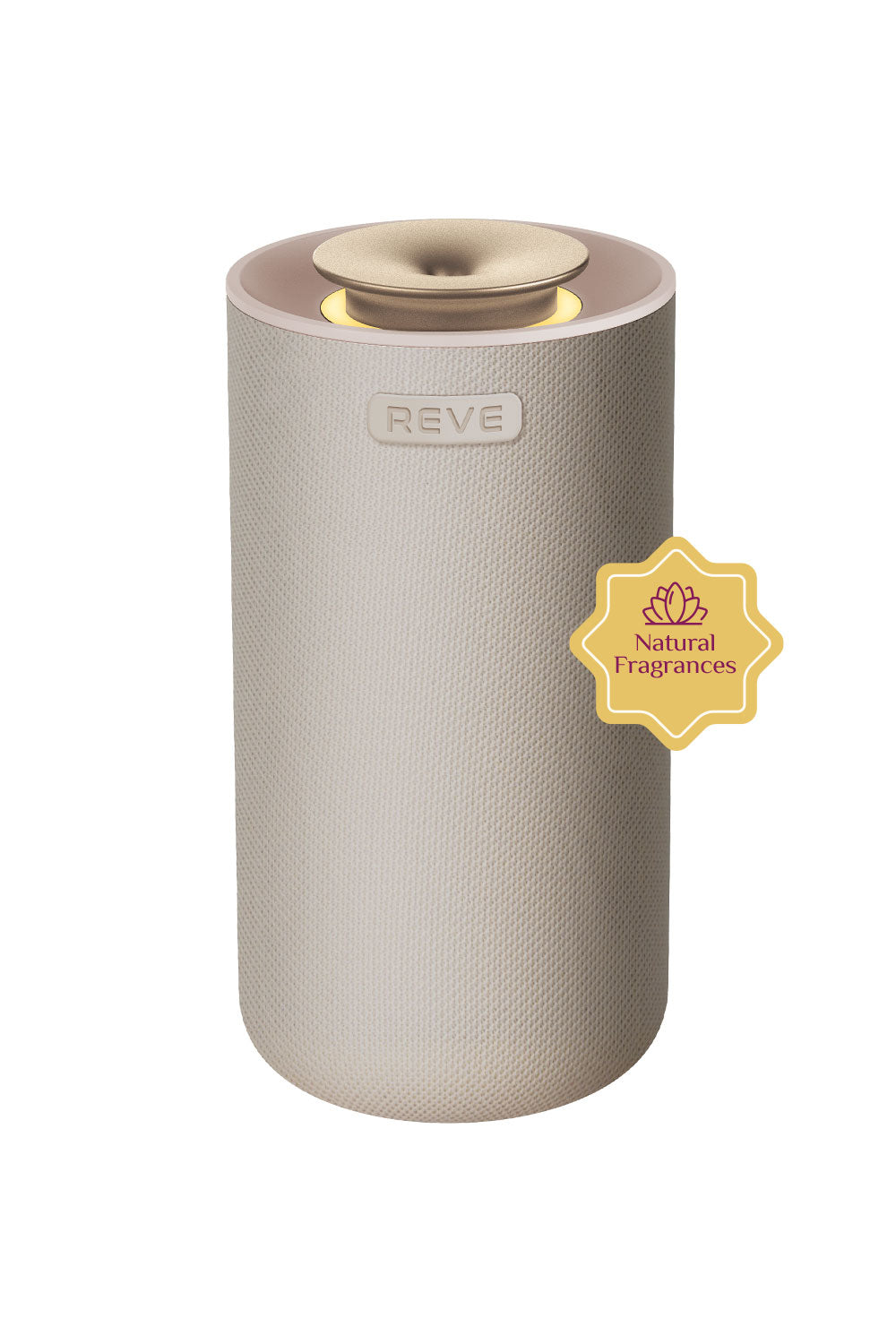 REVE Car Scent Diffuser Long Lasting Fragrance Device for Home and Car Waterless Aromatherapy Essential Oil Diffuser 10 Hrs Working Time Rechargeable with Built-in LED Light