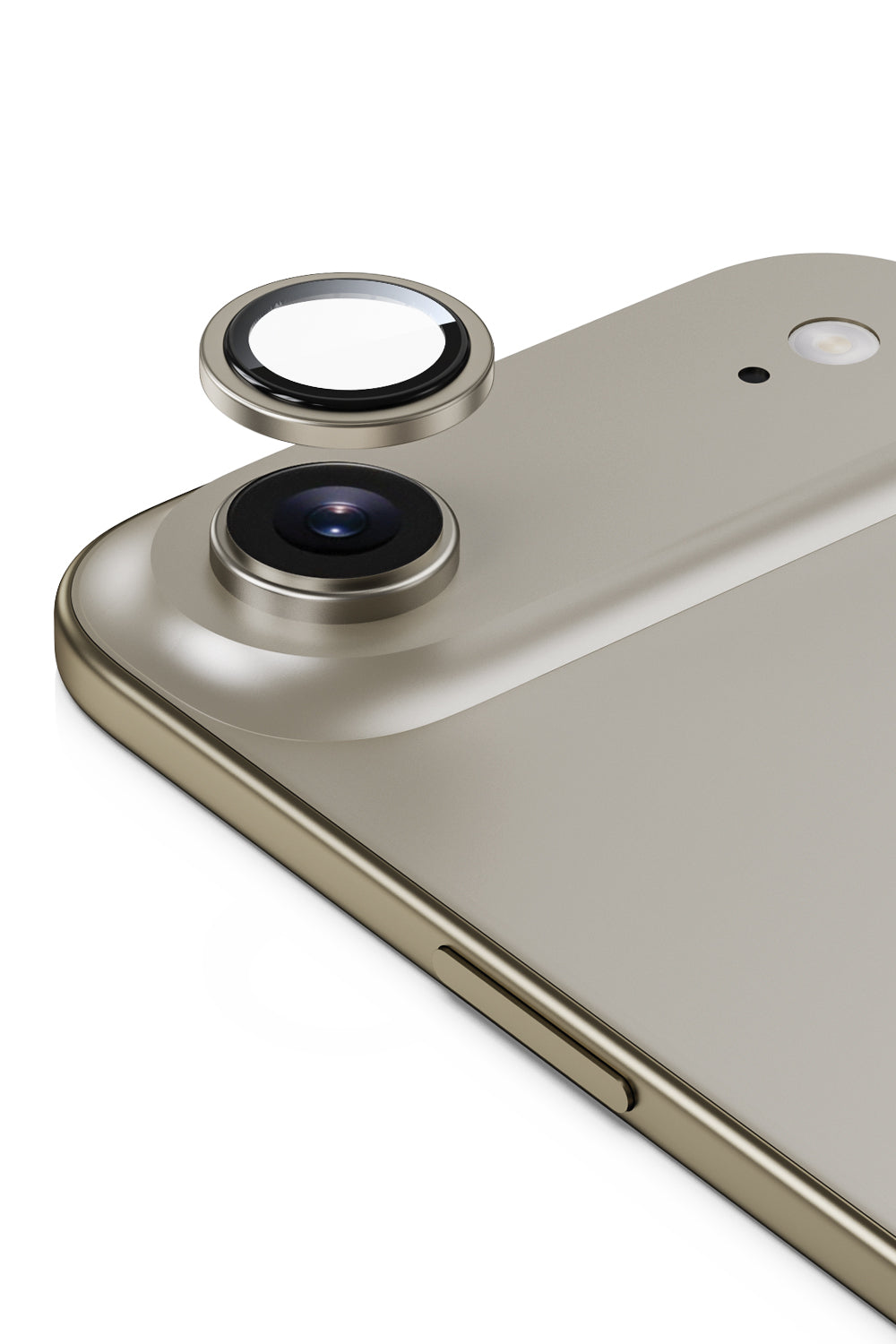 Remson Camera Lens Protector for iPhone 17 Air 6.5 inch, 9H Tempered Glass, HD Multi-Layer Protection, Shatterproof Clarity with Installation Guide-Light Gold