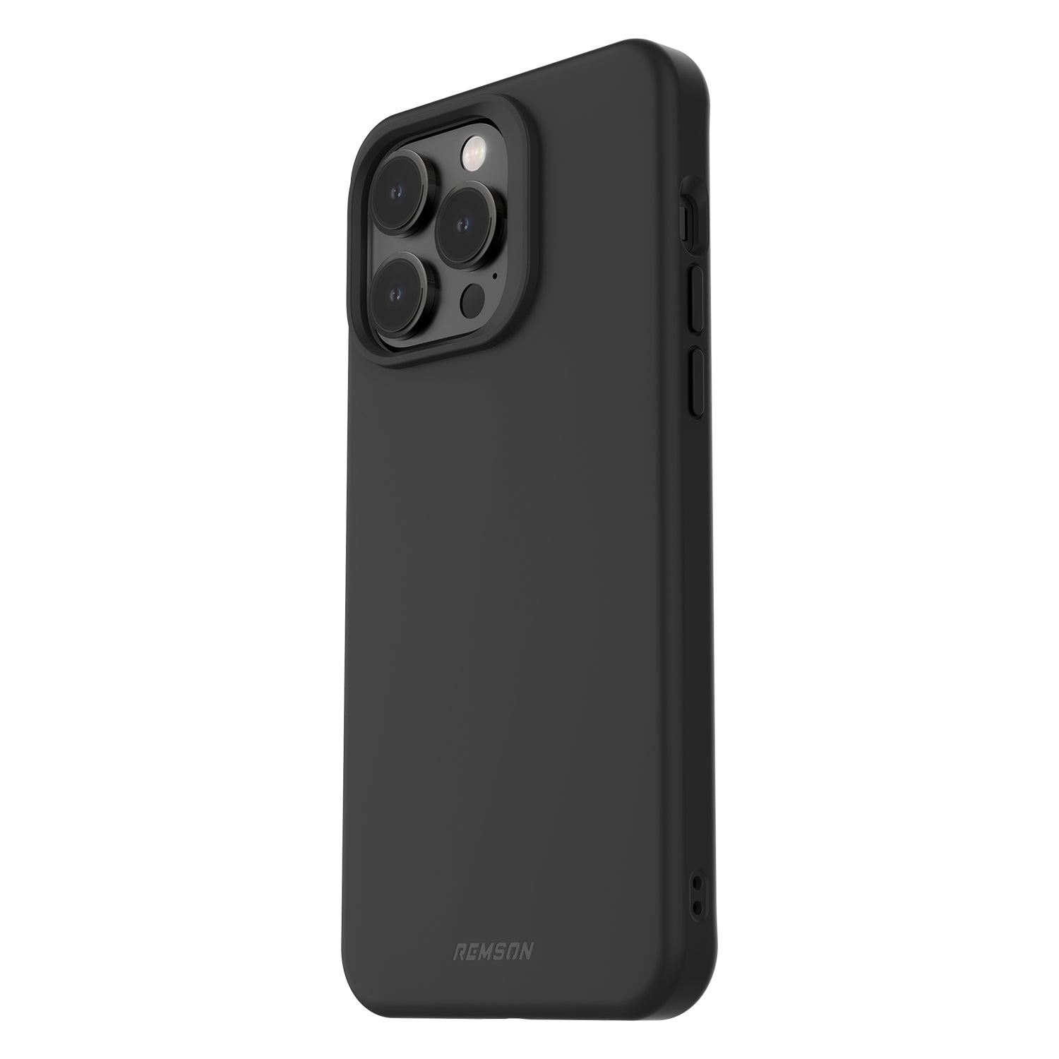 Remson Mag-X Magnetic Hybrid Protective Silicone Case Military Grade Protection Compatible For iPhone 14 Pro - Black