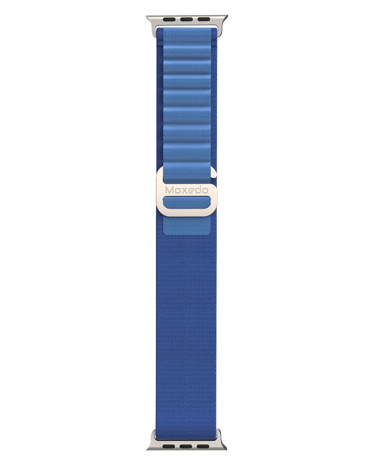 Moxedo Alpine Loop Watch Band Adjustable Sports Nylon Woven with Titanium G-Hook Strap design for 44mm,45mm,49mm (Mist Blue)