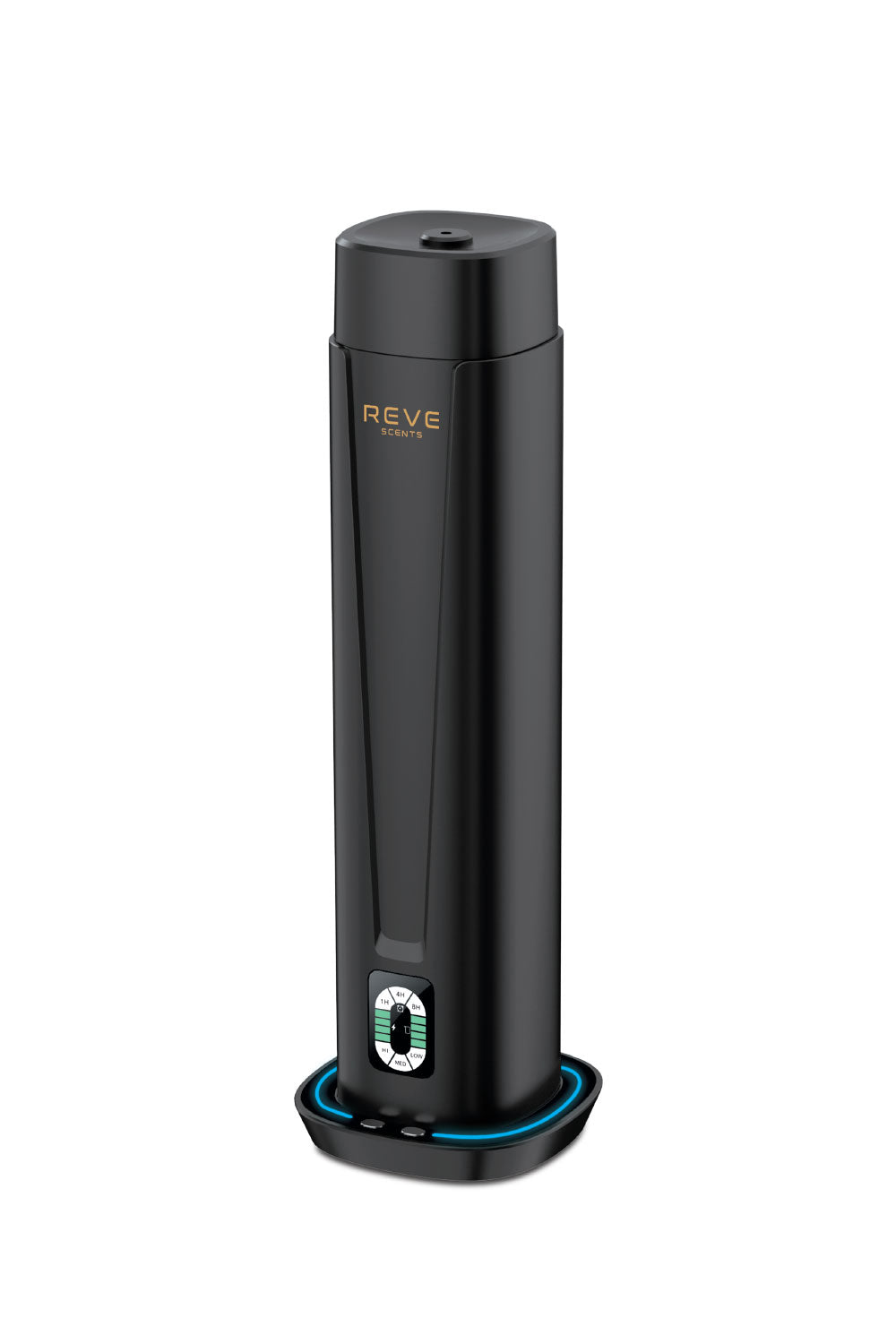 REVE Scents Diffuser Smart Humidifier with Remote Control, 3 Mist Levels 8H Timer Digital Display Waterless Tower Essential Oil Diffuser for Home Office and Hotel